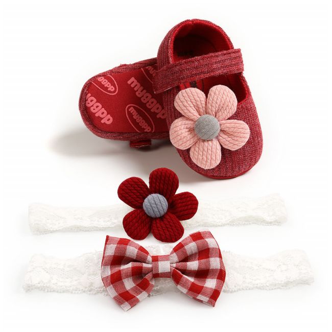 Set pantofiori si bentite - Margareta roz AM1938C-3-p13