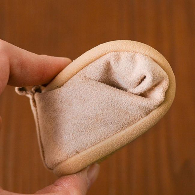 Balerini tip piele intoarsa (Culoare: Crem, Marime: 25) JEMdrl172