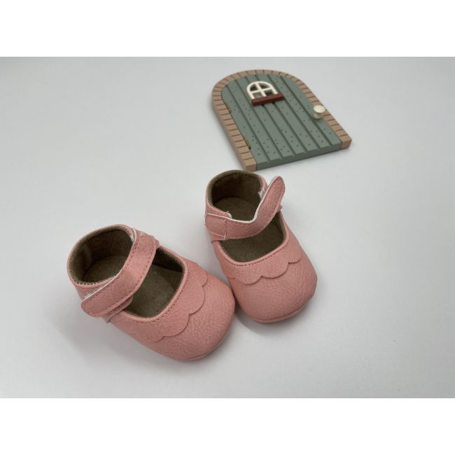 Pantofiori bebelus (Culoare: Auriu, Marime: 0-6 Luni) JEMf55a6