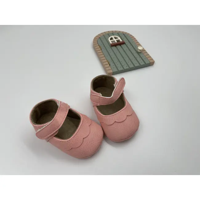 Pantofiori bebelus (Culoare: Negru, Marime: 0-6 Luni) JEMf55a3