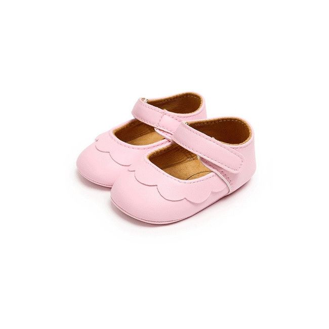 Pantofiori bebelus (Culoare: Roz, Marime: 6-12 Luni) JEMf55a7