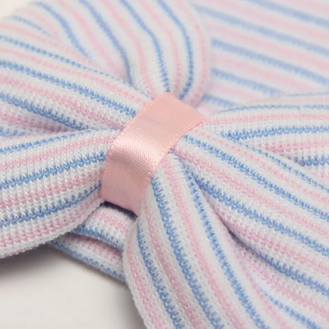 Caciulita subtire de nou-nascut cu funda (Culoare: Bleu) JEMcasubfun4