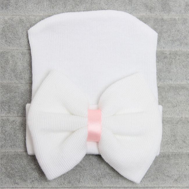 Caciulita subtire de nou-nascut cu funda (Culoare: Roz) JEMcasubfun2