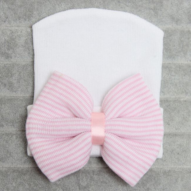 Caciulita subtire de nou-nascut cu funda (Culoare: Roz) JEMcasubfun2