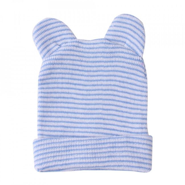 Caciulita subtire de nou-nascut cu urechiuse (Culoare: Multicolor) JEMcasubur2