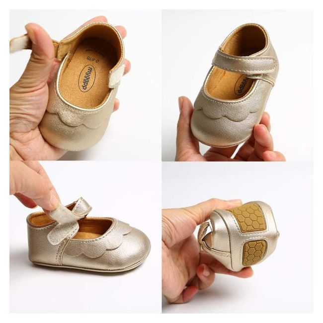Pantofiori bebelus (Culoare: Alb, Marime: 12-18 Luni) JEMf55a11