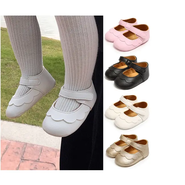 Pantofiori bebelus (Marime: 12-18 Luni, Culoare: Somon) JEMf1455a1