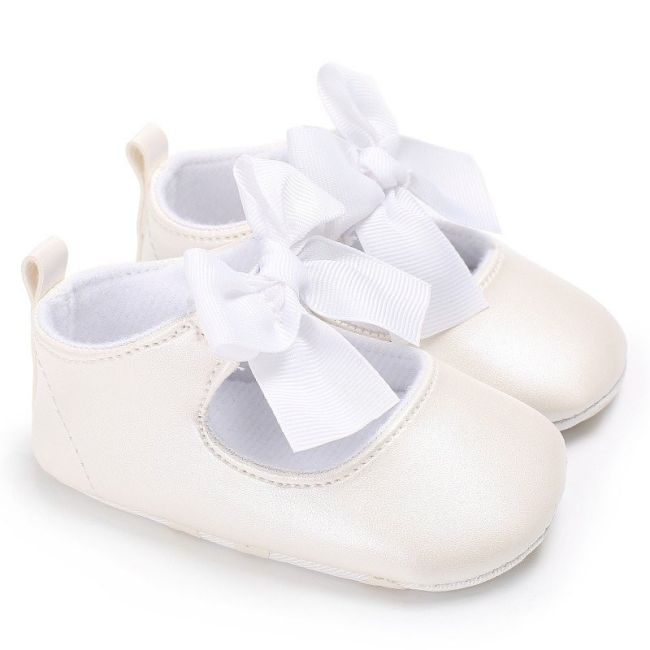 Pantofiori cu fundita (Culoare: Negru, Marime: 12-18 Luni) JEMf55ab2
