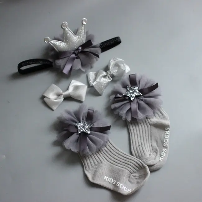 Set 4 piese - sosete cu accesorii (Model: E) JEM4setpiese5