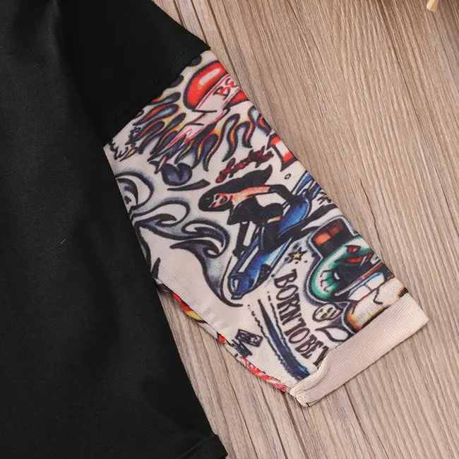 Body cu tatuaj (Culoare: Gri, Marime: 70) JEMdrl181