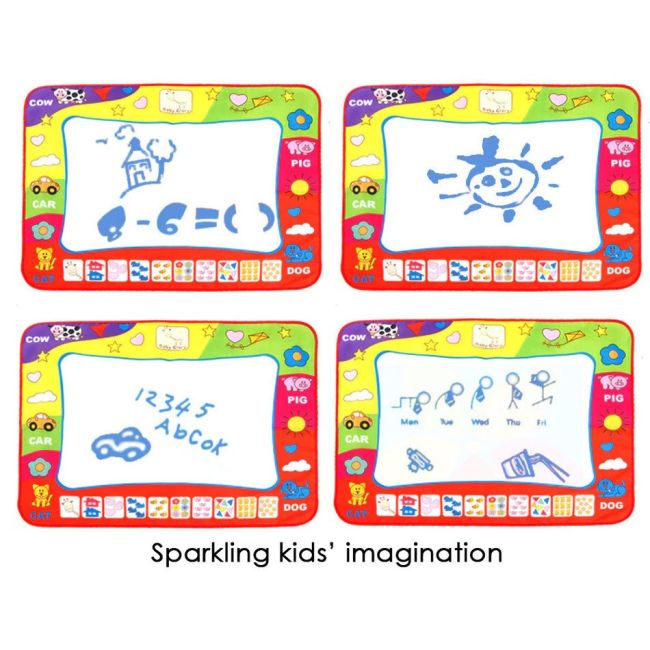 Covoras pentru desenat cu creion magic, pe baza de apa (Dimensiune: 29x19 cm) JEMdrl8
