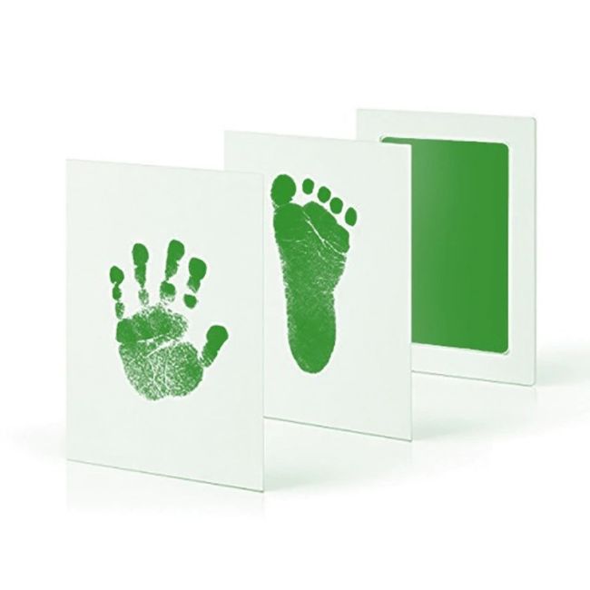 Kit amprenta pentru manuta si piciorus (Culoare: Rosu) JEMdrl315