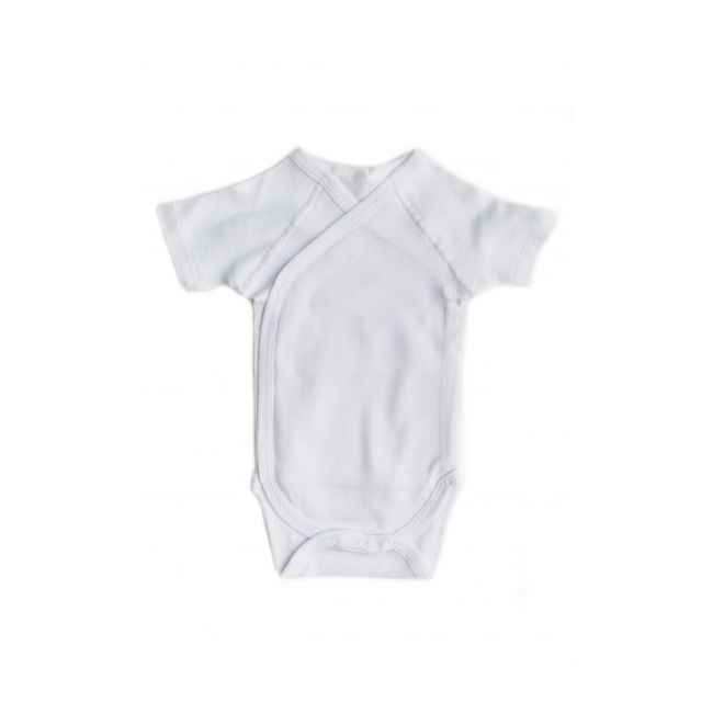 Set 3 body-uri din bumbac albe petrecute (Marime: 3-6 Luni, Tip maneca: Scurta) JEM138le4