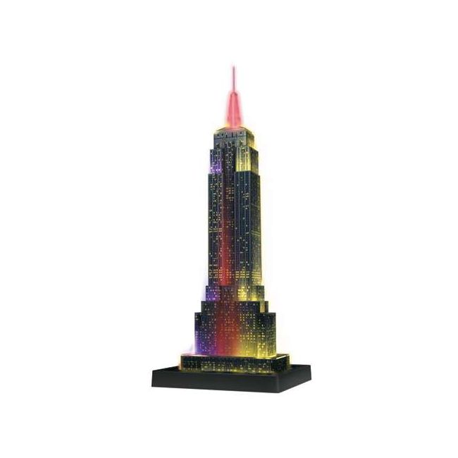 PUZZLE 3D EMPIRE STATE BUILDING - LUMINEAZA NOAPTEA, 216 PIESE - ARTRVS3D12566