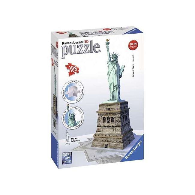PUZZLE 3D STATUIA LIBERTATII 108 PIESE - ARTRVS3D12584