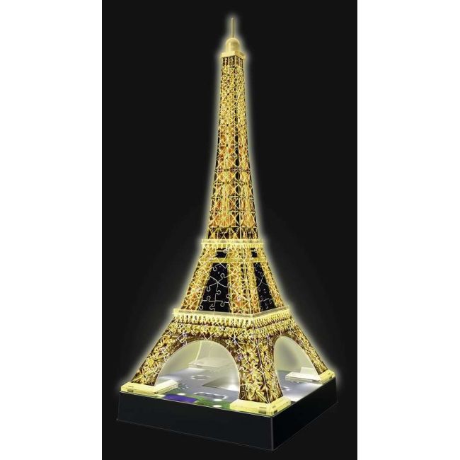 PUZZLE 3D TURNUL EIFFEL NOAPTEA, 216 PIESE  - ARTRVS3D12579