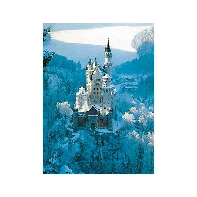PUZZLE CASTELUL NEUSCHWANSTEIN IARNA, 1500 PIESE - ARTRVSPA16219