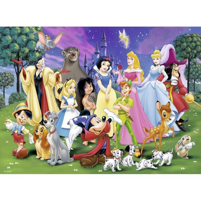 PUZZLE DISNEY PERSONAJELE PREFERATE, 200 PIESE - ARTRVSPC12698