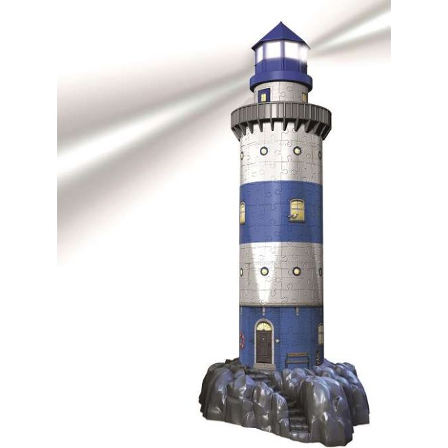 Puzzle Farul Noaptea, 216 Piese - ARTRVS3D12577