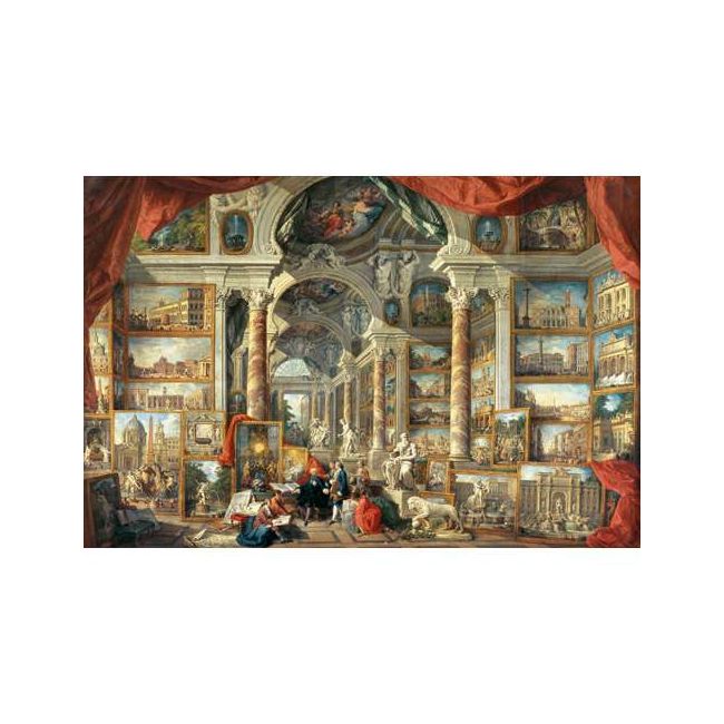 PUZZLE GIOVANI PAOLO PANINI - ROMA MODERNA, 5000 PIESE - ARTRVSPA17409