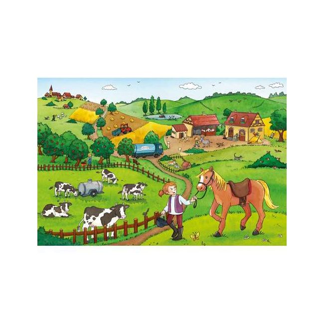 PUZZLE MUNCA LA FERMA, 2x12 PIESE - ARTRVSPC07560