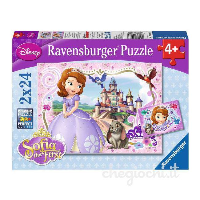 PUZZLE PRINTESA SOFIA, 2x24 PIESE - ARTRVSPC09086