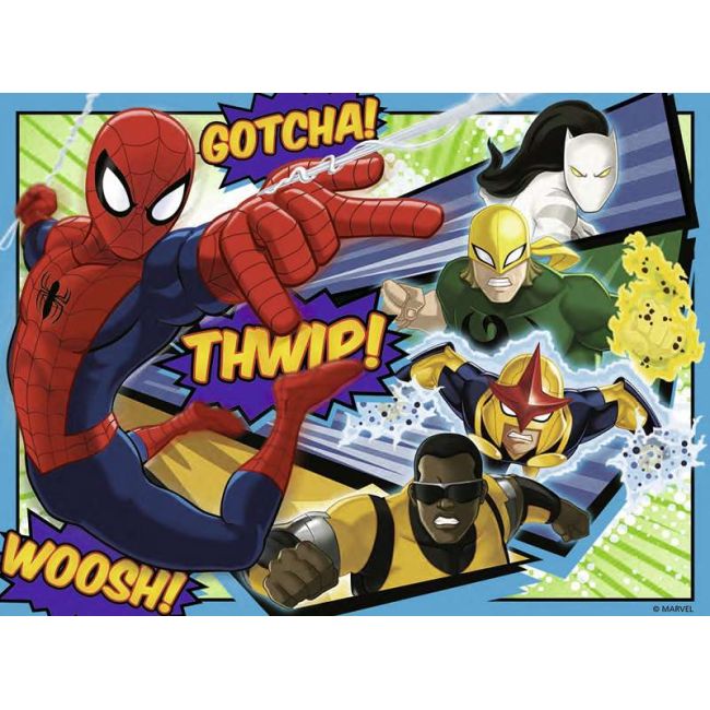 Puzzle Spiderman, 4 Buc In Cutie, 12/16/20/24 Piese - ARTRVSPC07363