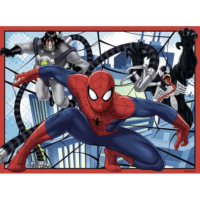 Puzzle Spiderman, 4 Buc In Cutie, 12/16/20/24 Piese - ARTRVSPC07363