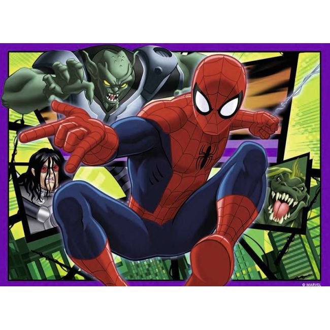 Puzzle Spiderman, 4 Buc In Cutie, 12/16/20/24 Piese - ARTRVSPC07363