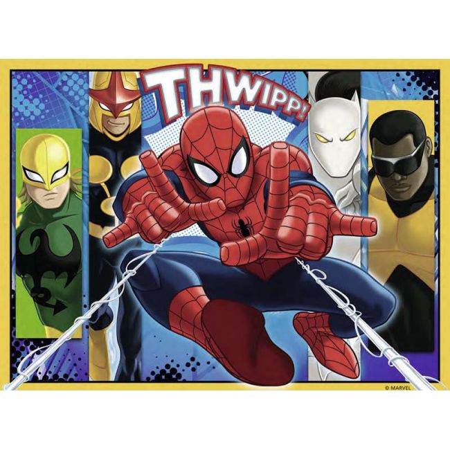 Puzzle Spiderman, 4 Buc In Cutie, 12/16/20/24 Piese - ARTRVSPC07363