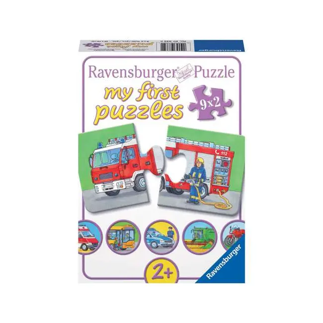 PUZZLE VEHICULE MOTORIZATE, 9x2 PIESE - ARTRVSPC07332