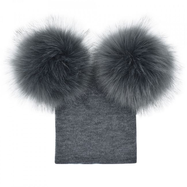 Caciulita cu pampoane (Culoare: Negru/Maro) JEMdrl295