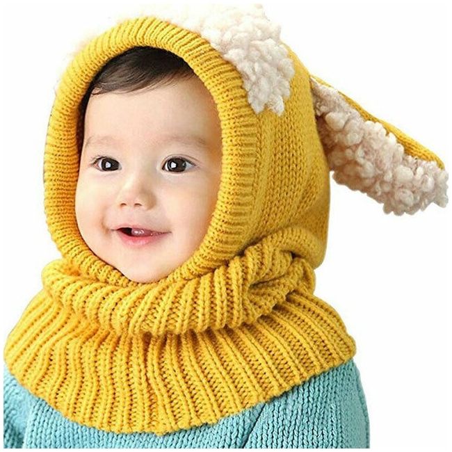 Caciulita mielusel pentru copii de la 2 la 6 ani (Culoare: Galben) JEMdrl1144