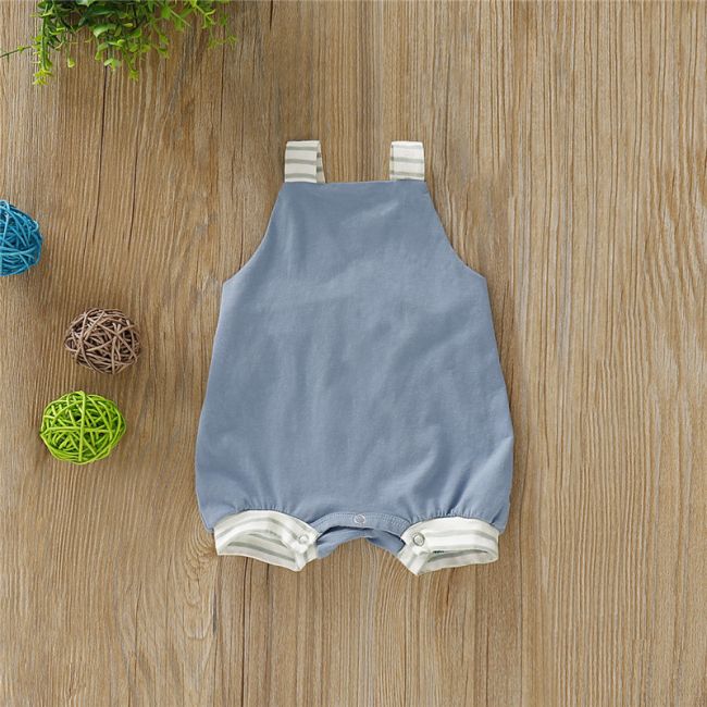 Salopeta cu dungi (Culoare: Bleu, Marime: 100) JEMdrl1194