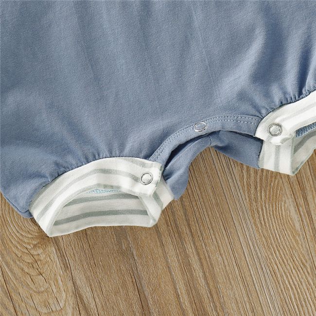 Salopeta cu dungi (Culoare: Bleu, Marime: 110) JEMdrl1195