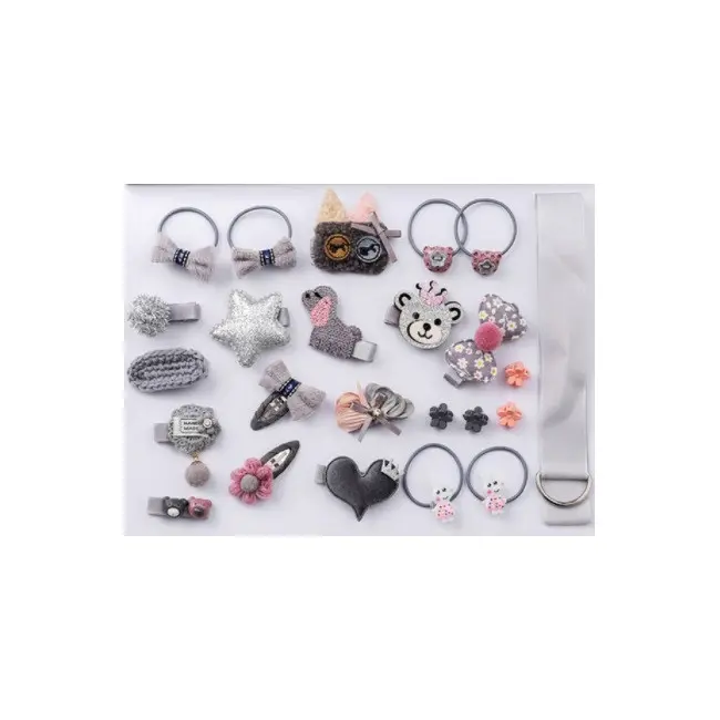 Set de 24 de accesorii pentru par (Model: E) JEMdrl307