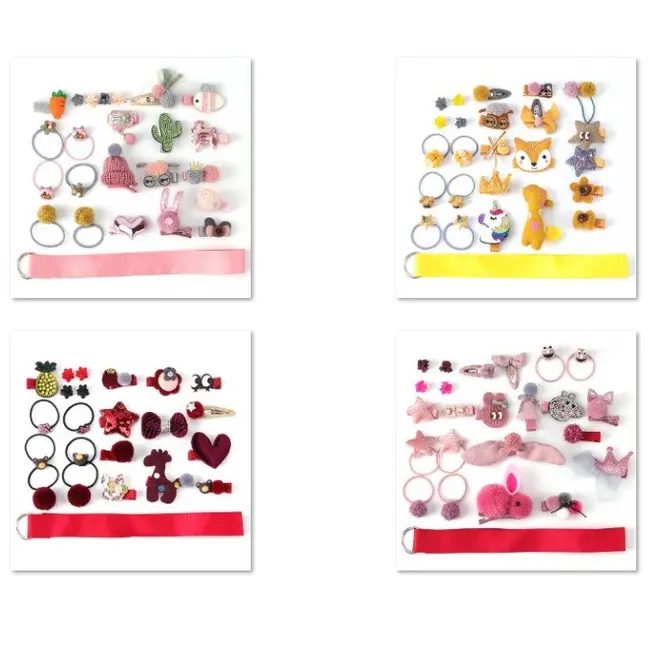 Set de 24 de accesorii pentru par (Model: E) JEMdrl307