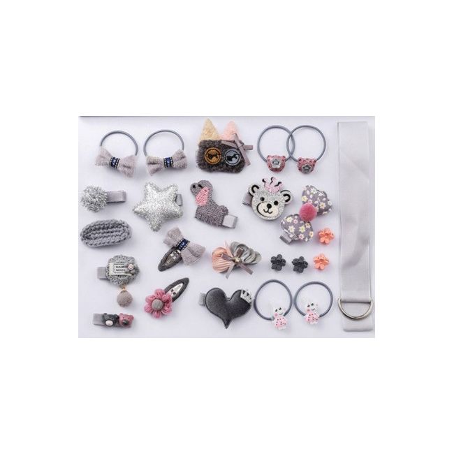 Set de 24 de accesorii pentru par (Model: I) JEMdrl310