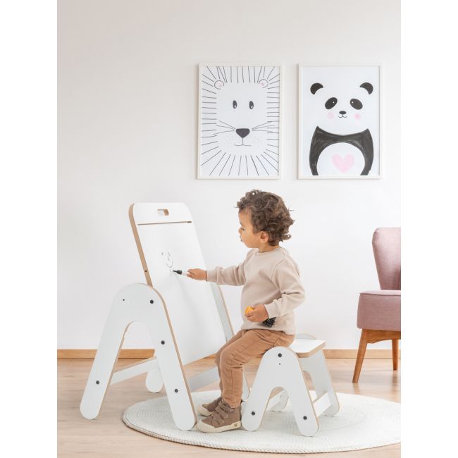 Masuta si tabla 2 in 1 cu scaunel Massam MDF MamaToyz JEMMtyz_massam3