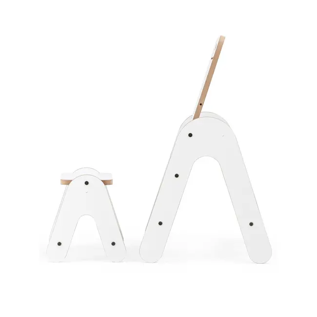 Masuta si tabla 2 in 1 cu scaunel Massam MDF MamaToyz JEMMtyz_massam3