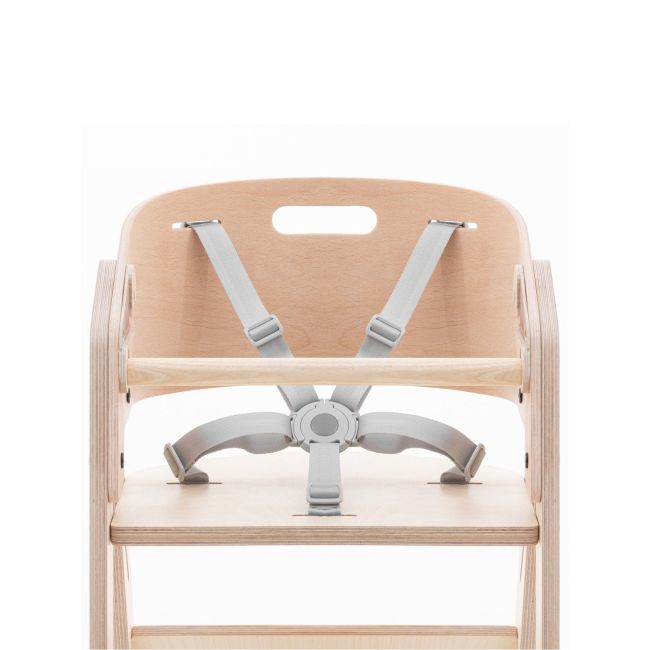 Scaun de masa multifunctional pentru bebelusi, MamaToyz, pliabil, cu masuta, transformabil, lemn, 6 luni - adolescent, natur JEMMtyz_muchair_nat