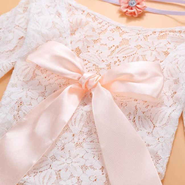 Set pentru poze - body plus bentita pentru nou nascut (Culoare: Roz) JEMdrl_setpoze1