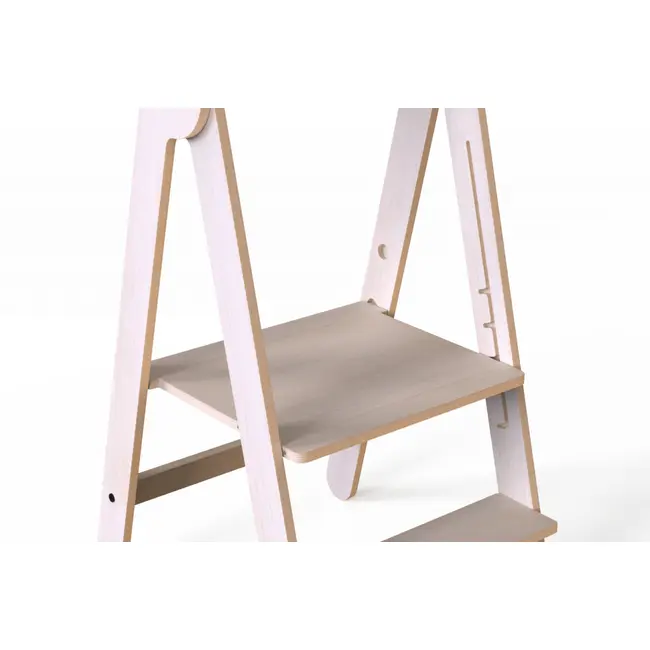 Turn de invatare-Learning Tower din lemn, pliabil MamaToyz, verde JEMMtyz_fold_mint