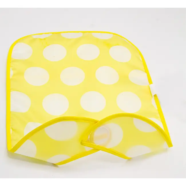 Baveta cu 2 fete si buzunar , BabyJem, 24x35 cm (Culoare: Bleu) JEMbj_8403