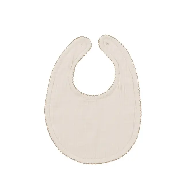 Baveta din muselina, BabyJem, 23x32 cm (Culoare: Somon) JEMbj_8112