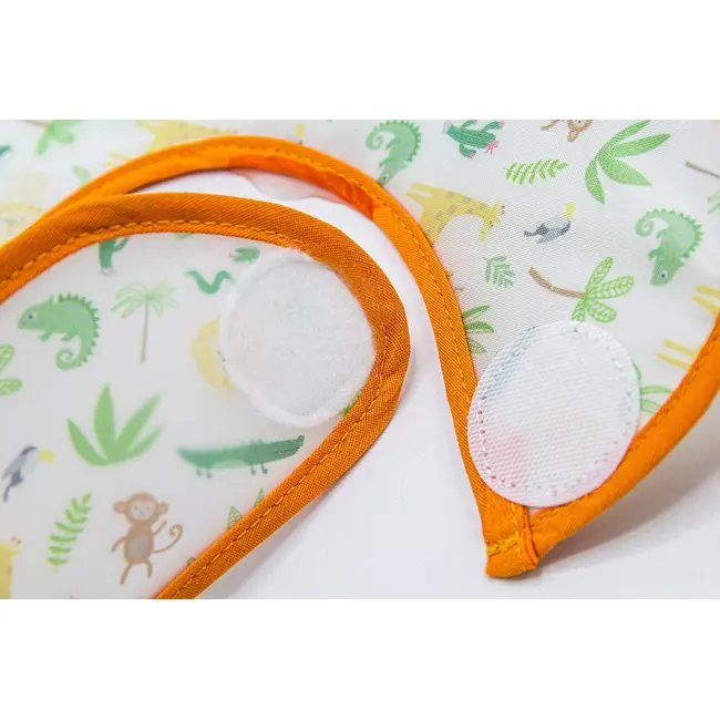 Baveta pentru copii, BabyJem, fara maneci, 32x37 cm (Culoare: Galben) JEMbj_8392