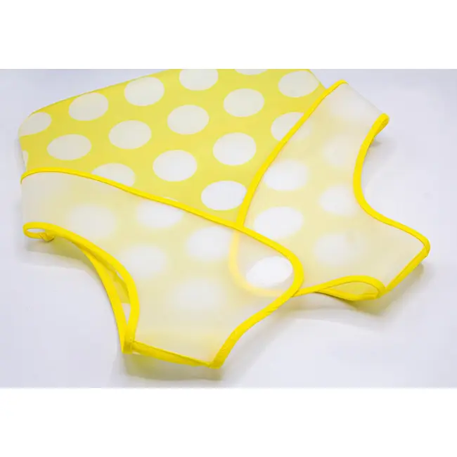 Baveta pentru copii, BabyJem, fara maneci, 32x37 cm (Culoare: Portocaliu) JEMbj_8391