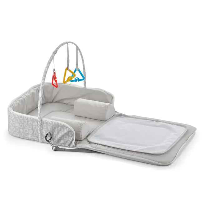 Geanta multifunctionala 3 in 1, BabyJem, 60x100 cm (Culoare: Gri) JEMbj_7712
