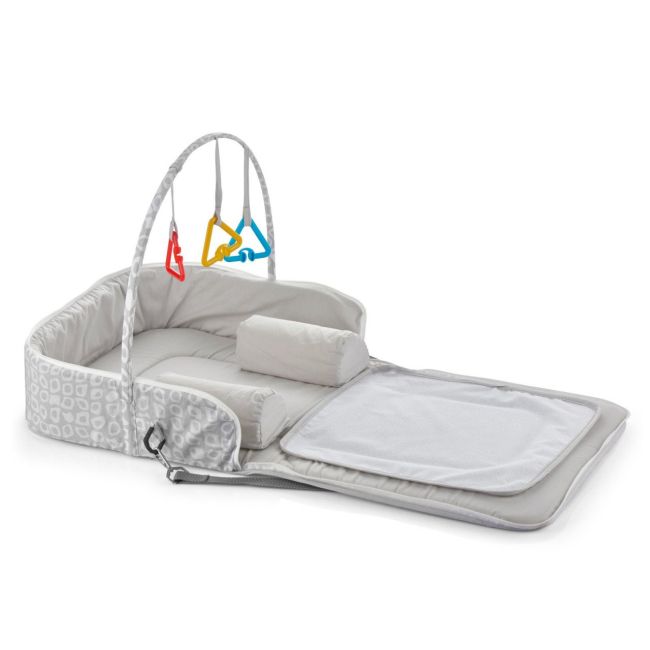 Geanta multifunctionala 3 in 1, BabyJem, 60x100 cm (Culoare: Roz) JEMbj_7713