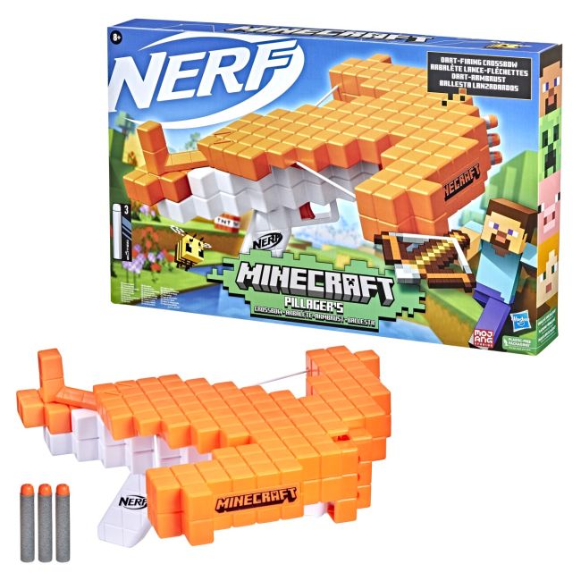 NERF BLASTER MINECRAFT PILLAGERS CROSSBOW VIVF4415